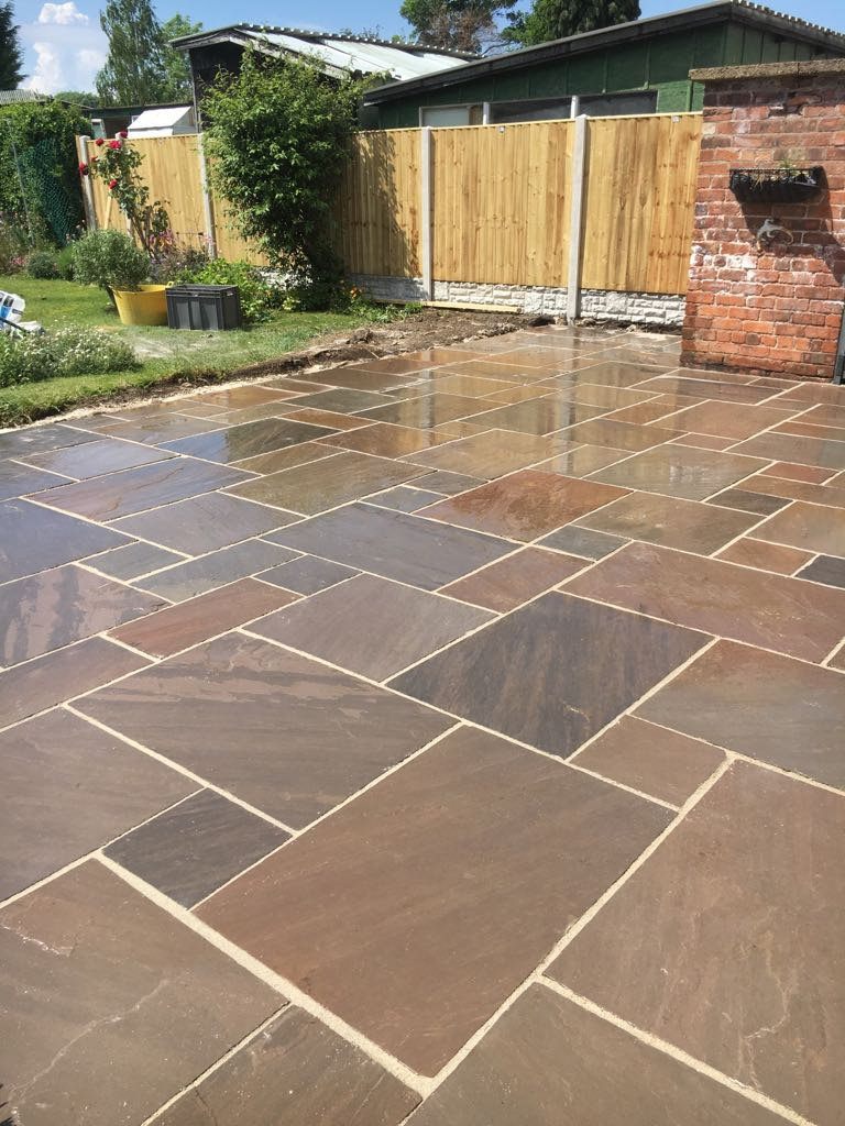 Indian sandstone paving specialists in Liverpool