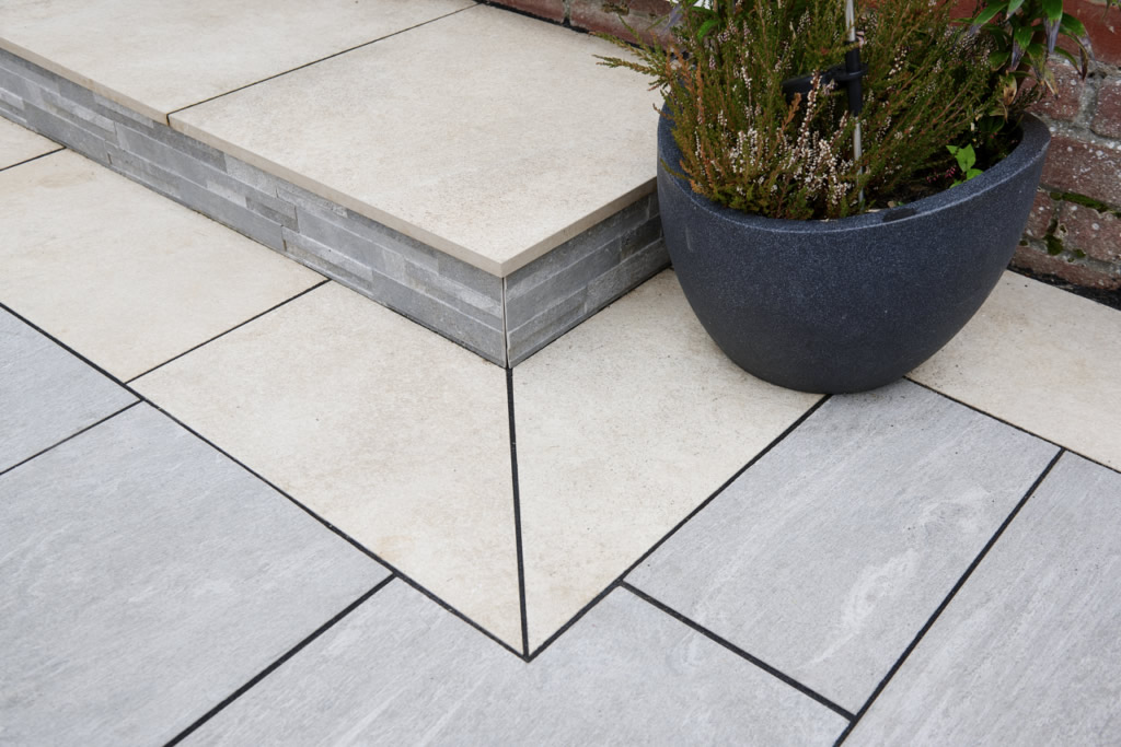 Modern porcelain patio contractors