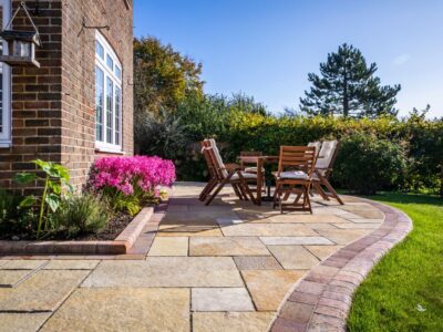 New garden patio design and build